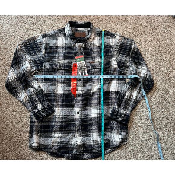 NWT - ORVIS - Heavy Flannel button up shirt/Jacket; Size Medium, 100% Cotton - Picture 3 of 16